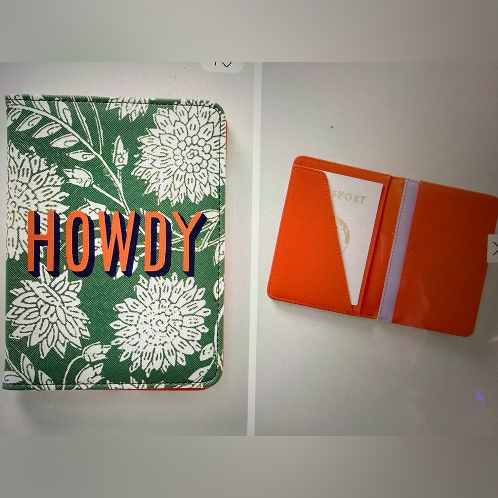 ANTHROPOLOGIE Pencil & Paper Passport Holder